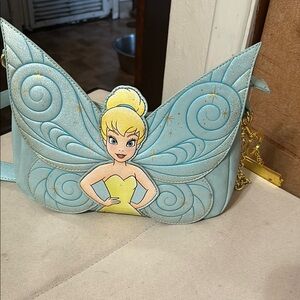 Tinker Bell Crossbody Bag with Gold Accents